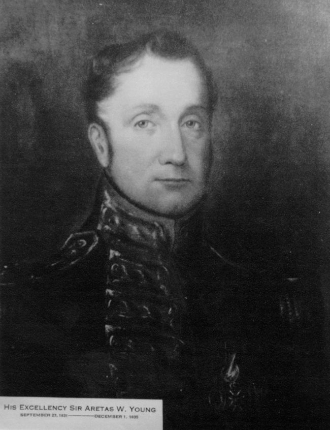 Governor Colonel Sir Aretas W. Young