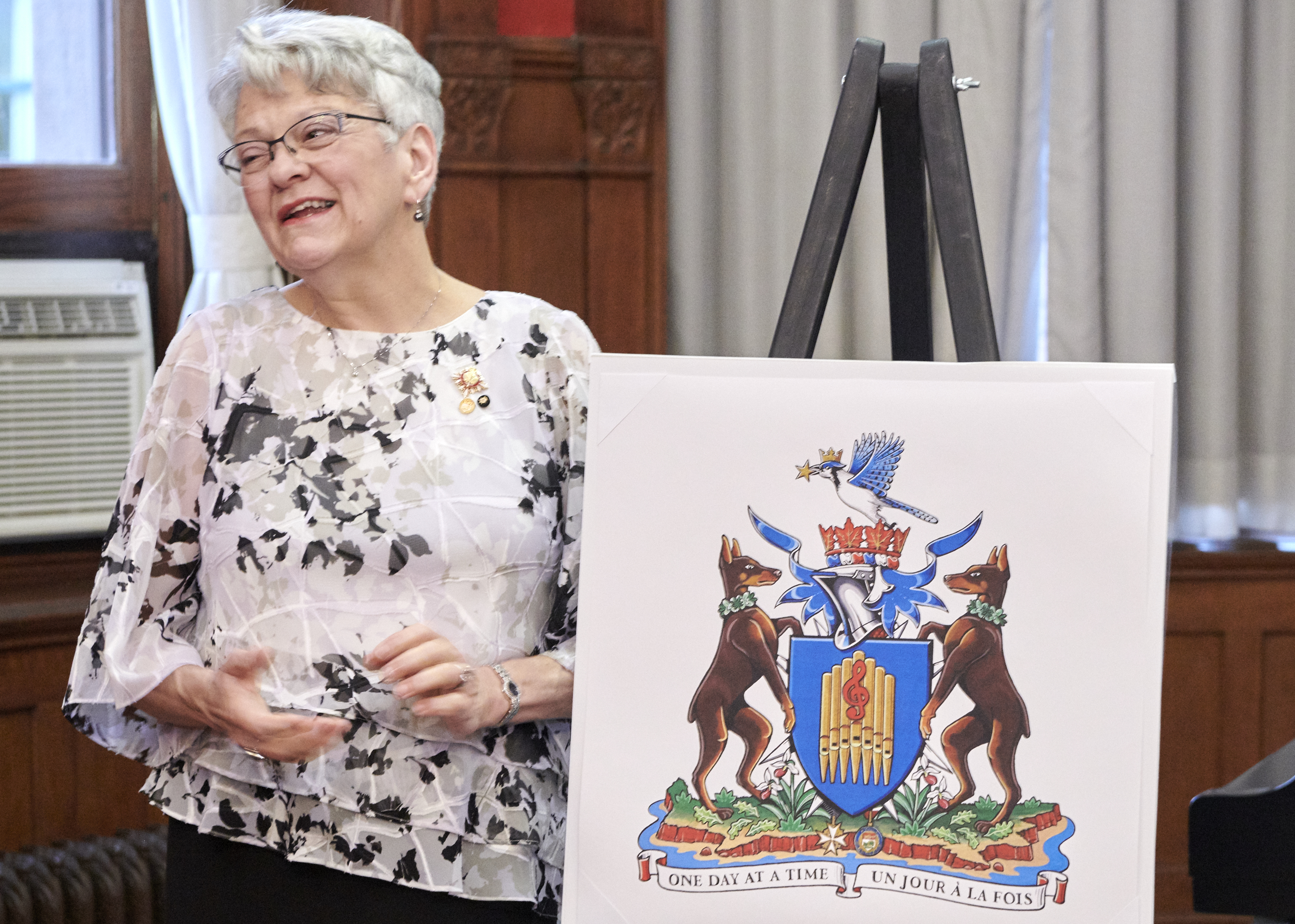 Her Honour's Coat of Arms Presentation