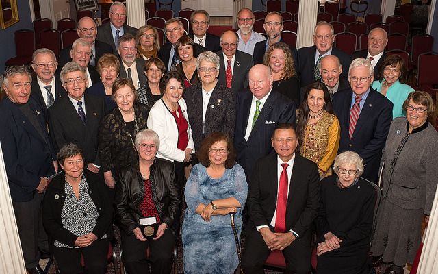 Senate 150 Medals Group Photo