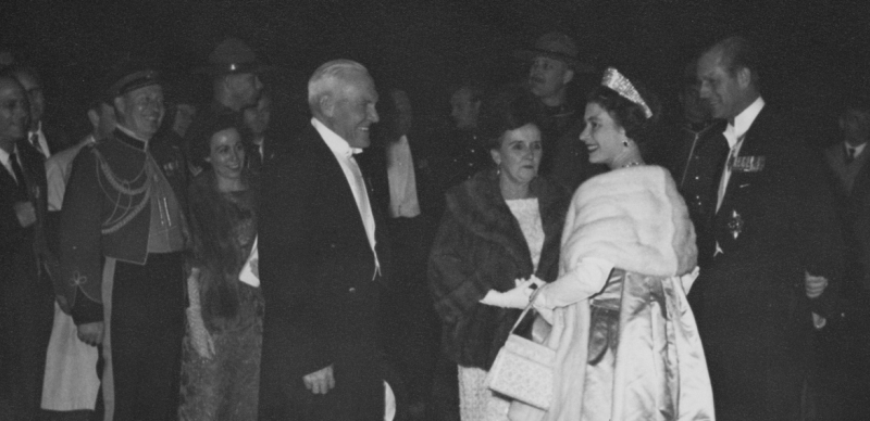 Historical image of royal visit to PEI