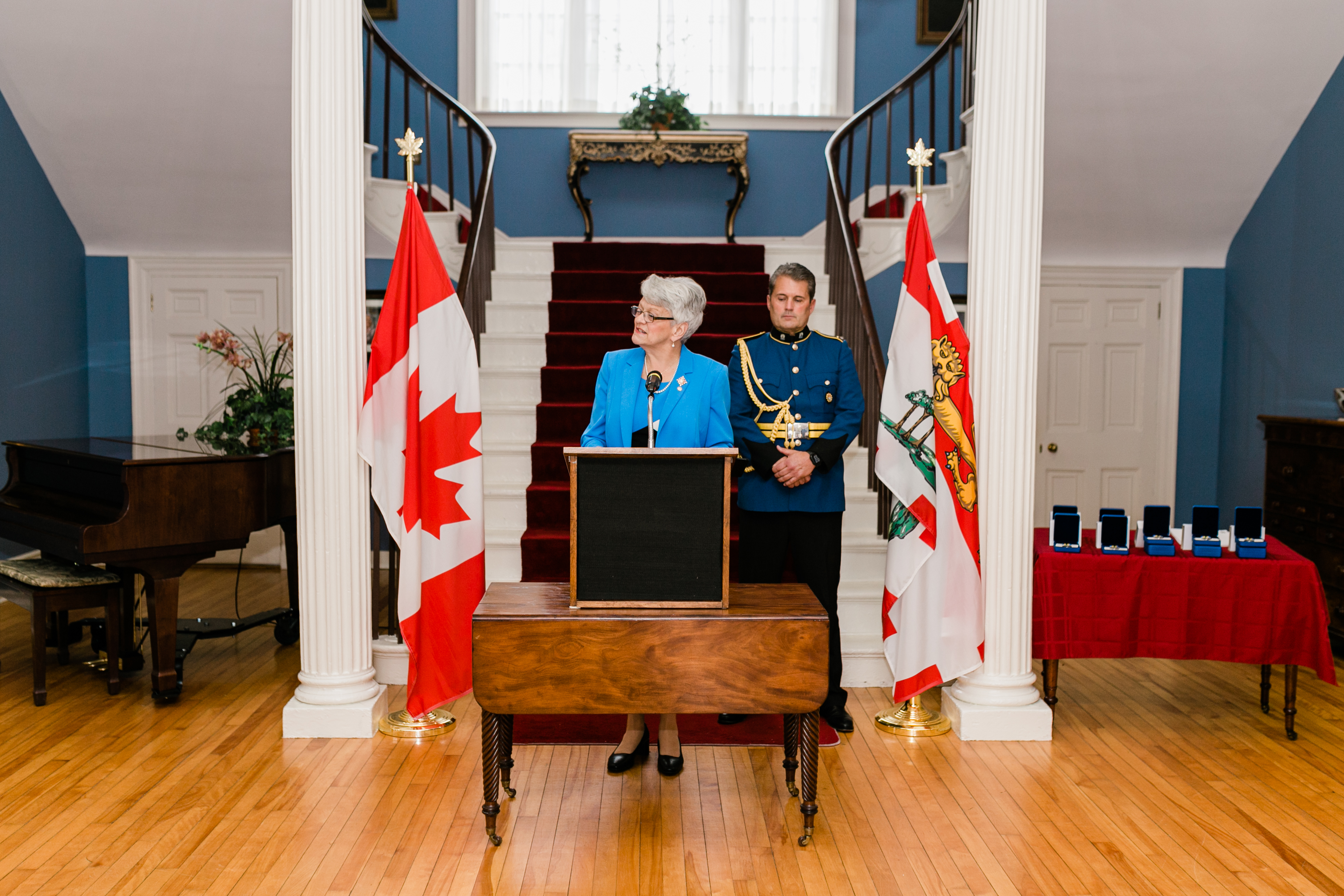 Her Honour speaking at Peace Officers Exemplary Medals