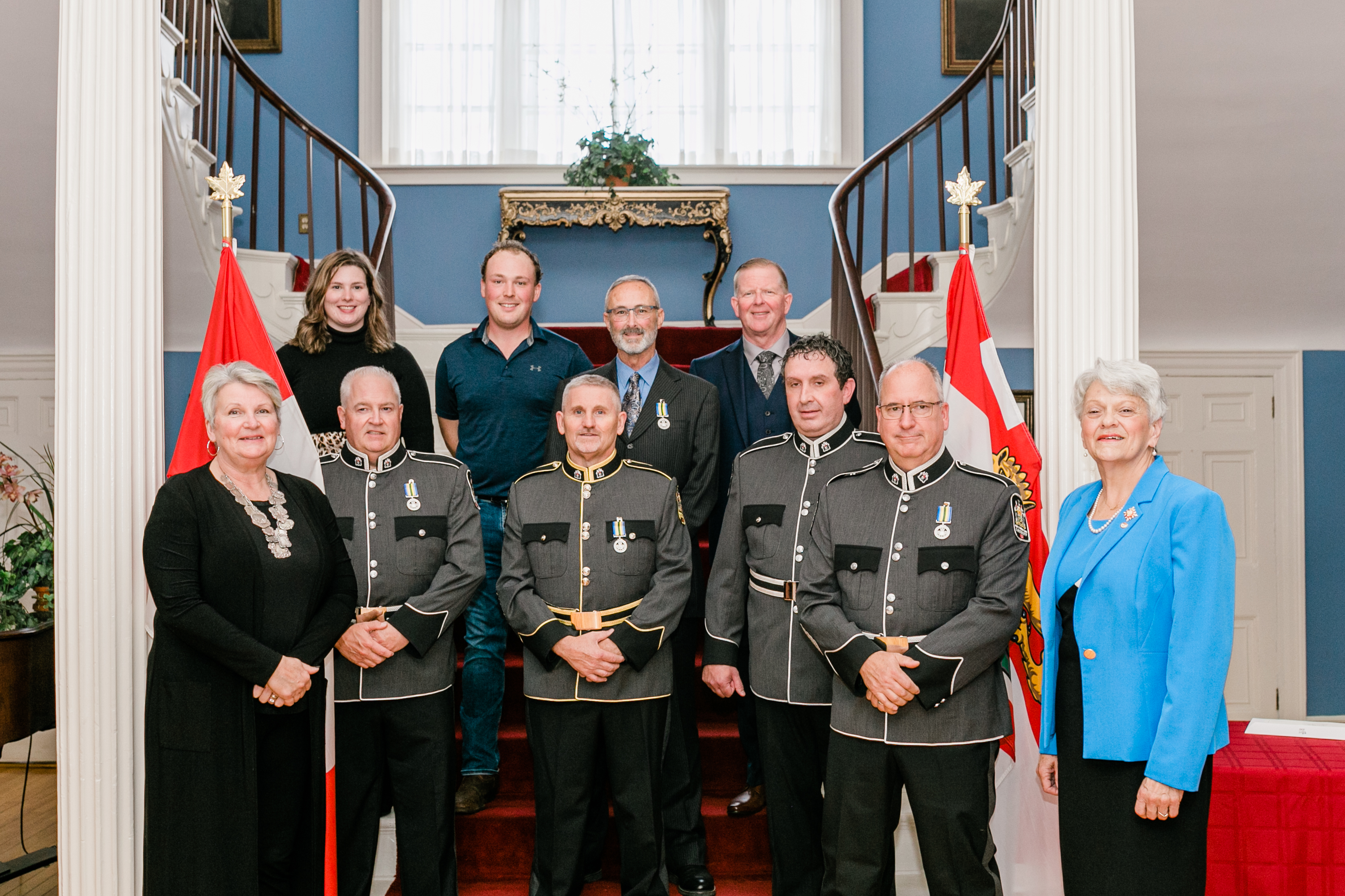 HH with Peace Officers and family