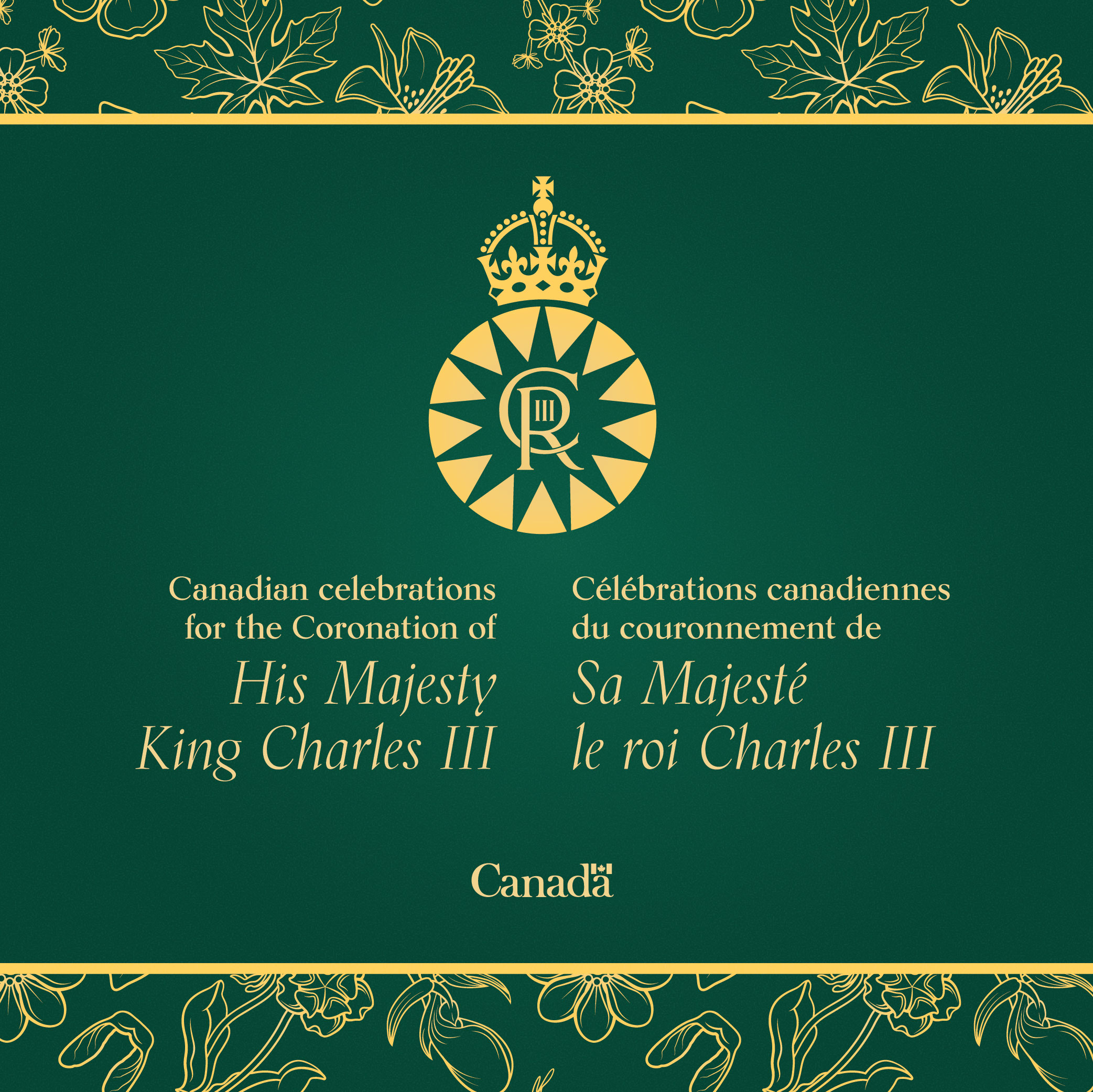 King Charles III Coronation Banner